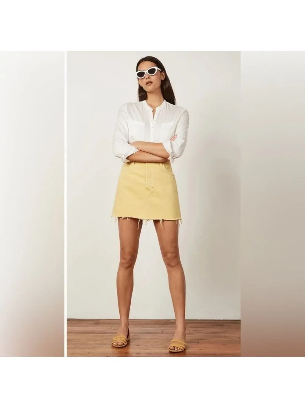 Boyish yellow denim